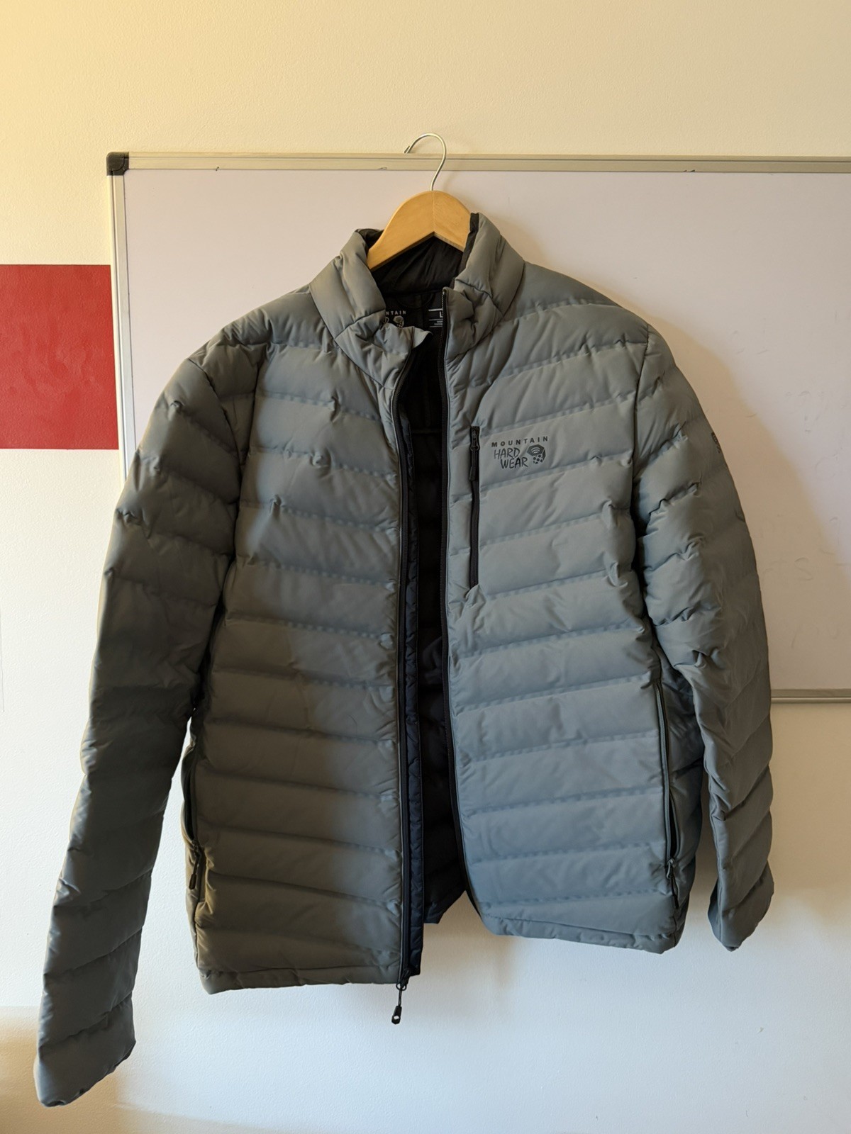 Mountain Hardwear Q Shield 750 Down Puffer Jacket Lightweight Green Mens Large