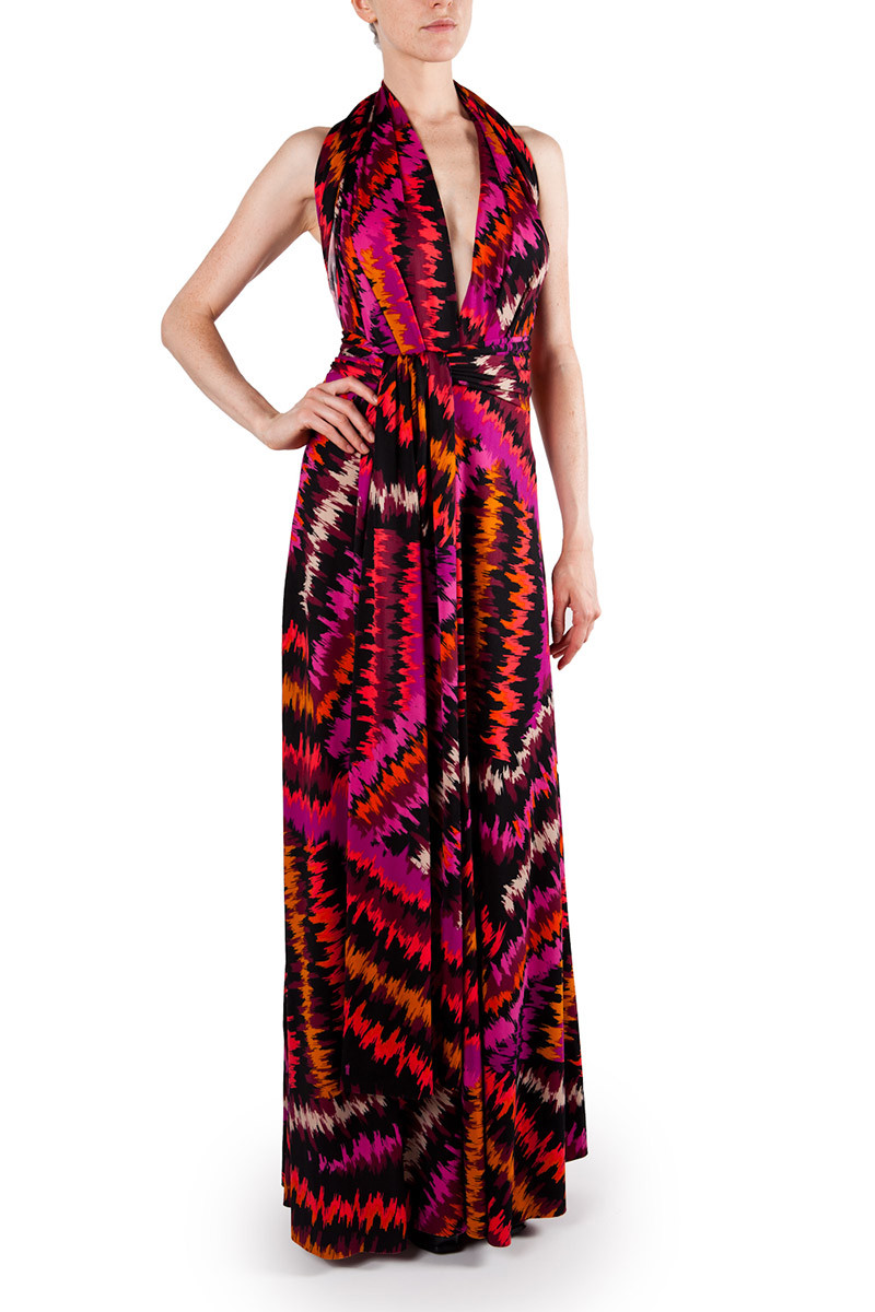 VON VONNI Women’s Spice Fontana Transformer Dress Long One Size VVL101 $120 NWT