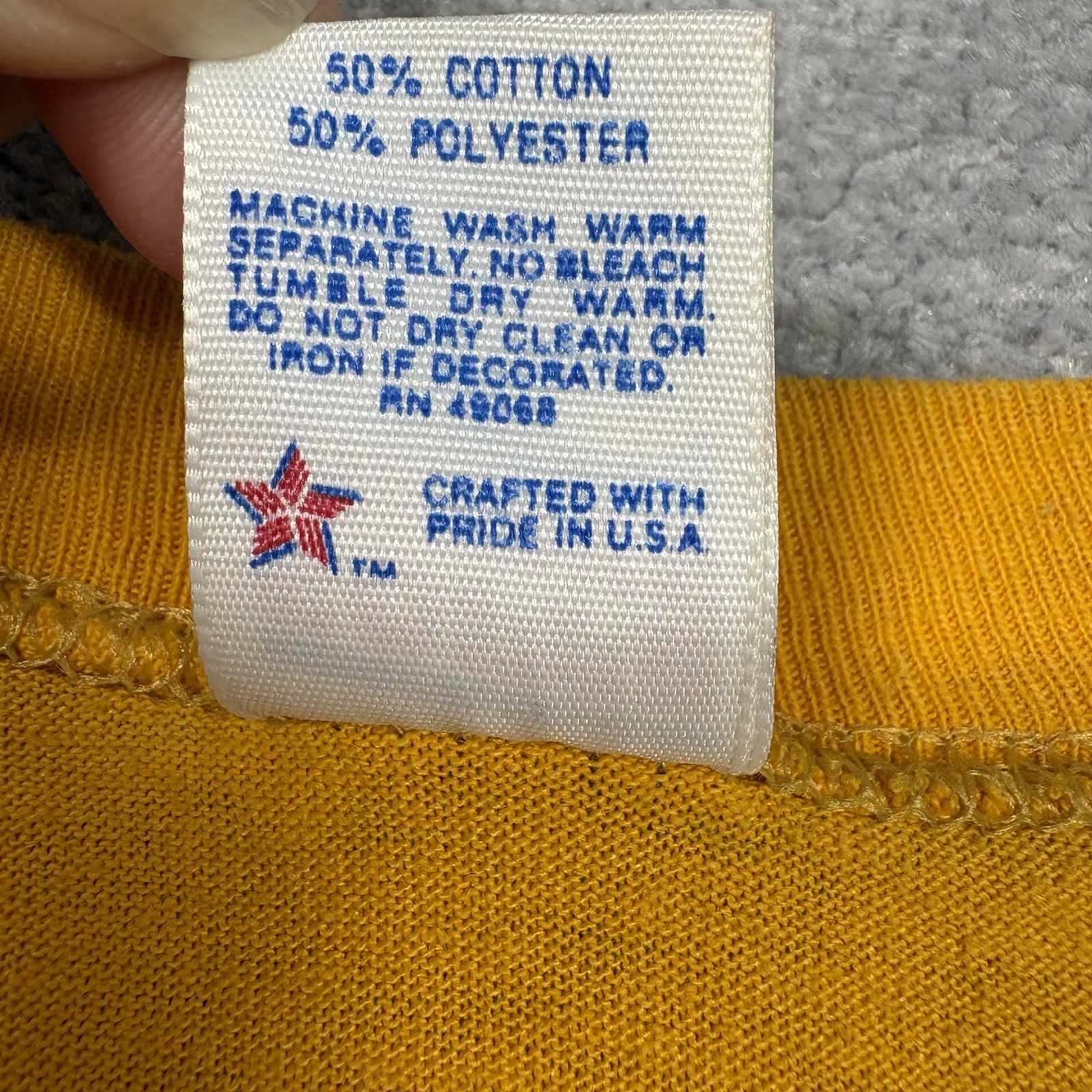 USMC Chargin’ Charlie 1st Battalion 80s T Shirt Named Single Stitch Size Small