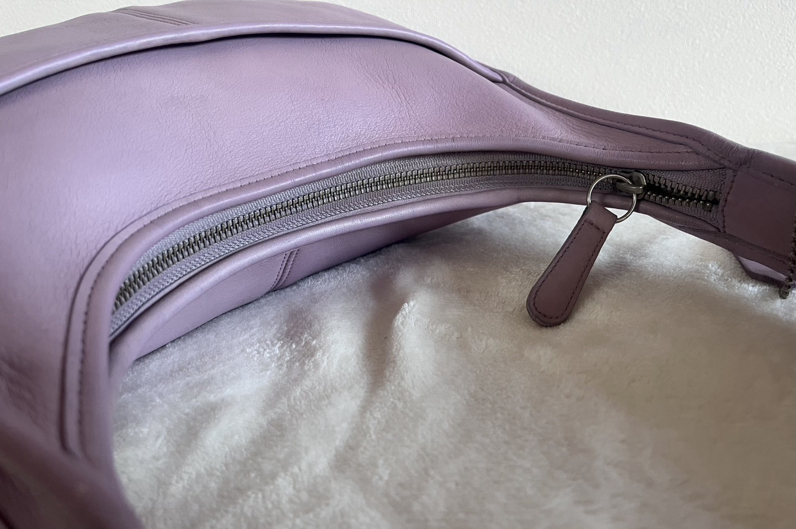 Coach MEDIUM C8C 9033 Vintage Lavender Leather Ergo Shoulder Bag