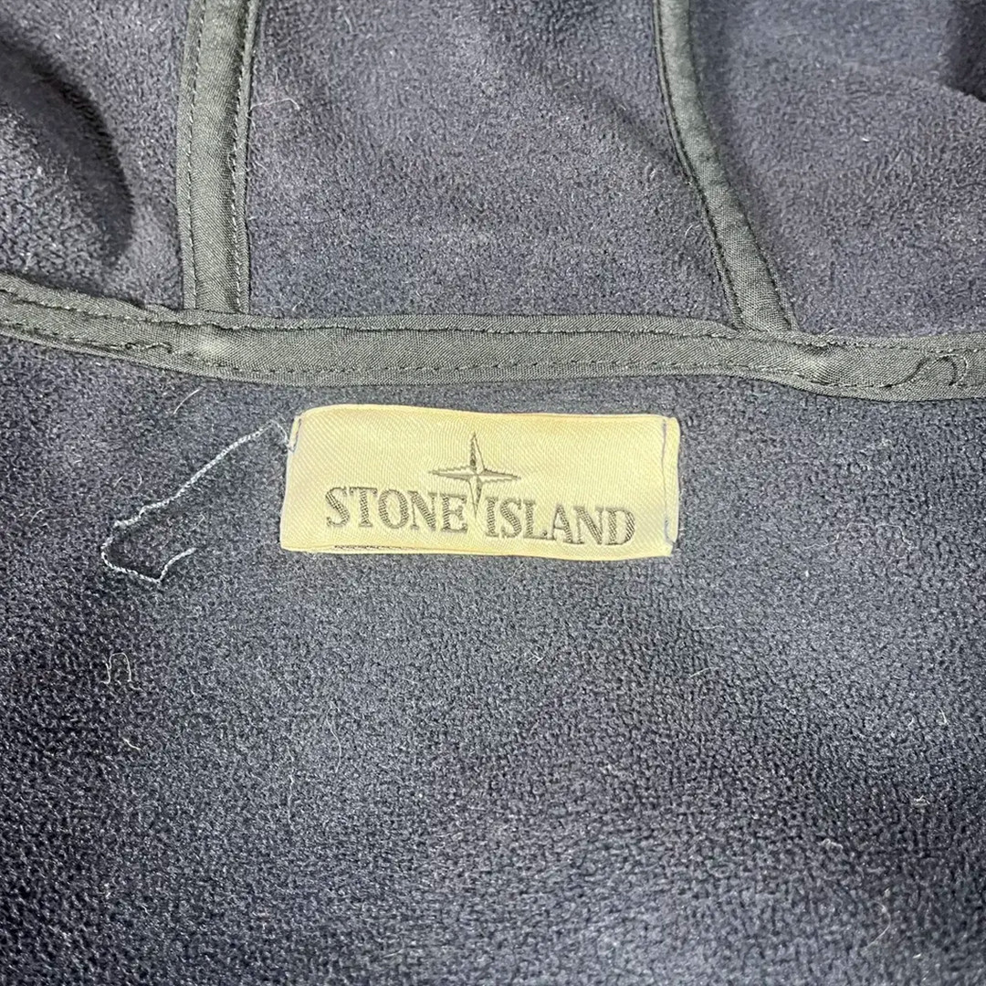 Stone Island Soft Shell-R Hooded Jacket Navy Blue Water Wind Resistant AW17