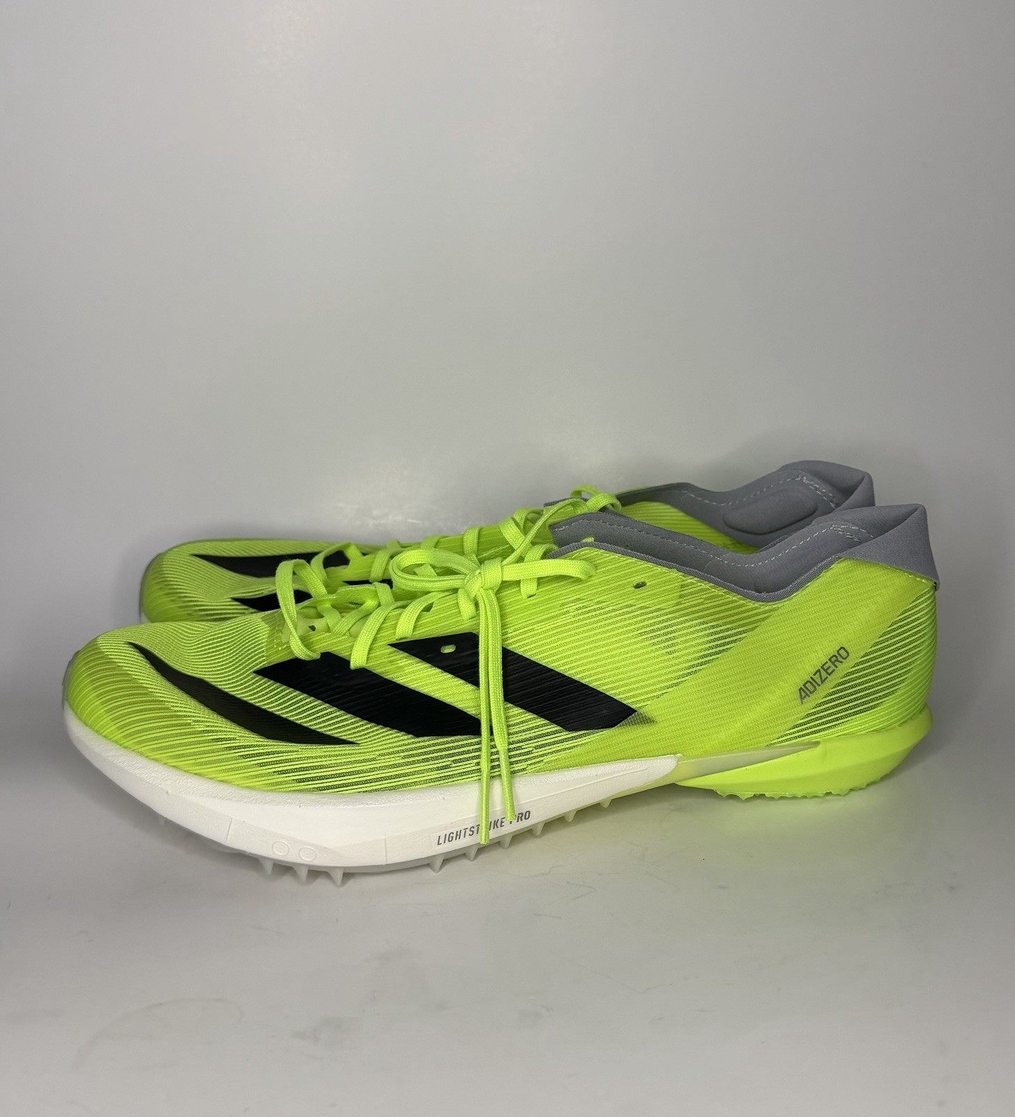 Size 11.5M – Adidas Adizero Lucid Lime Green Black Halo Silver IH5798 Men Track