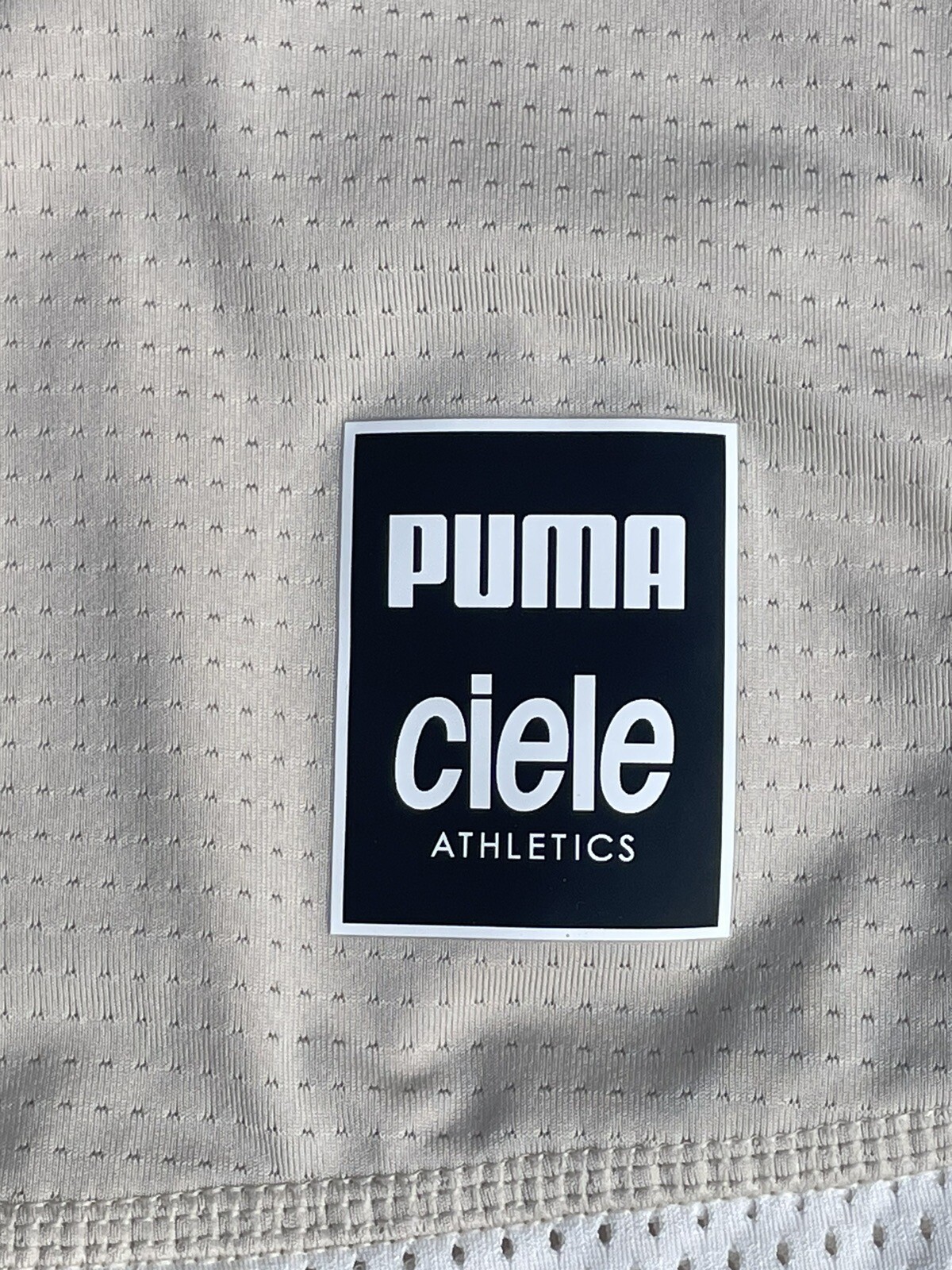 Puma Crew Neck Atheltic Tank Top X Ciele Beige Casual Athletic sz XS 52342988