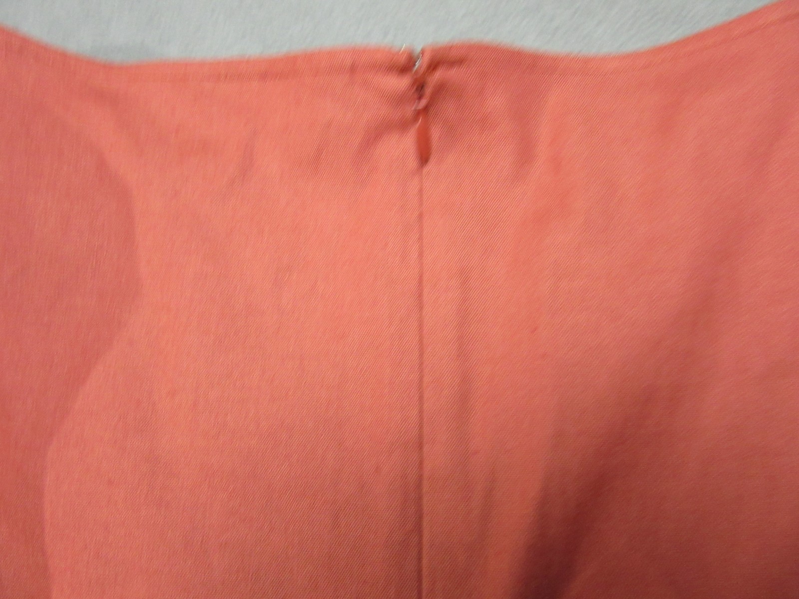 Theory Blouse Womens Medium Pink Coral Stretch Linen Blend 3/4 Sleeve Boat Neck