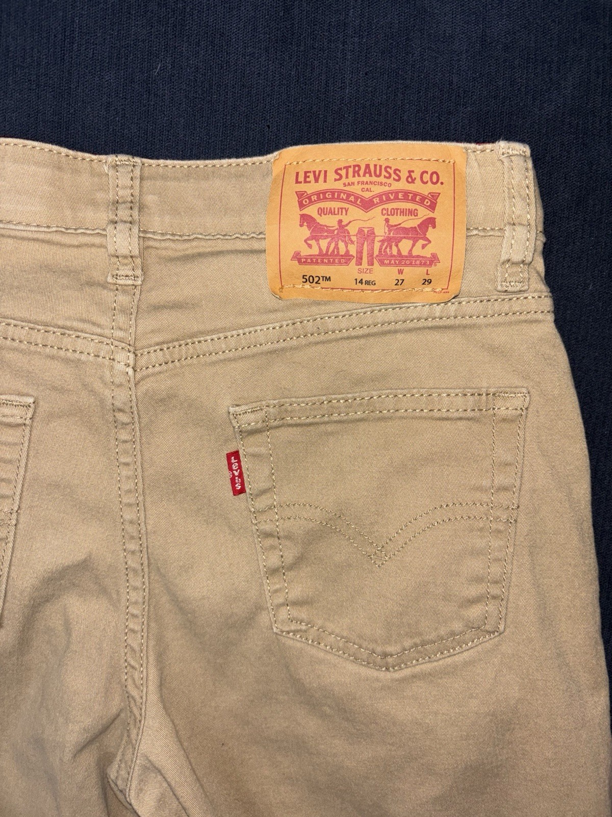 Levi’s boys 14 Regular Adjustable Waist schoolwear skinny fit jeans