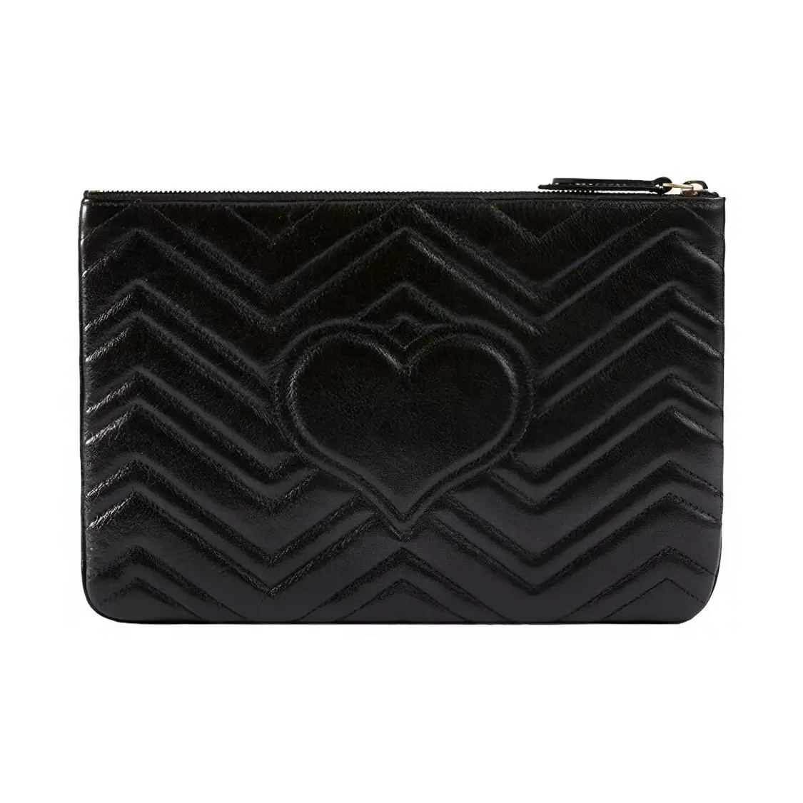 GUCCI Gucci Marmont Gold Label Logo Used Zipper Handbag Women’s 11.4×0.3×7.8 in