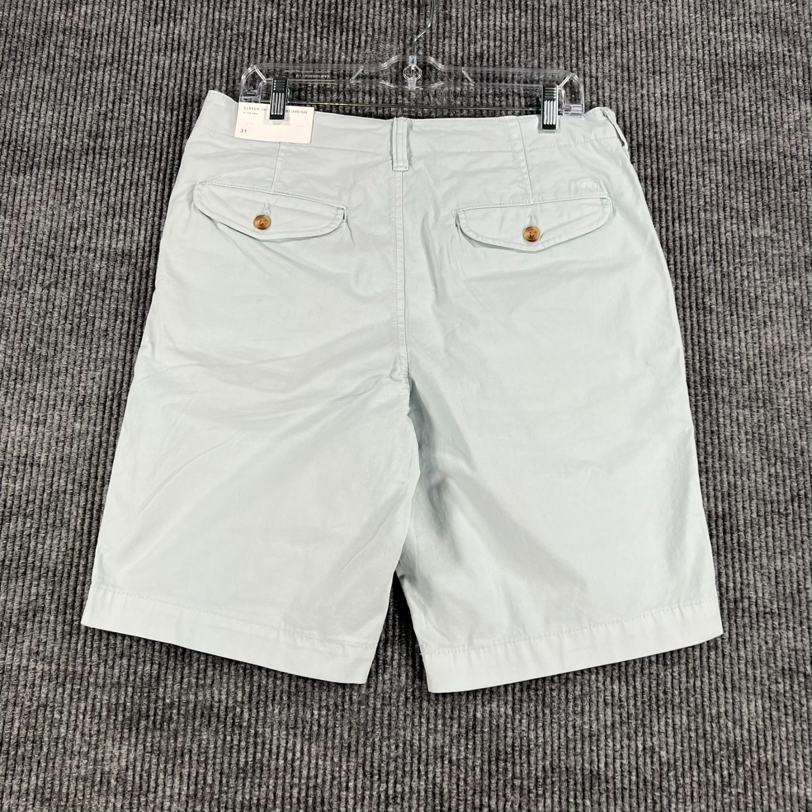 American Eagle Shorts Mens Size 31 Gray Chino Next Level Flex Casual New