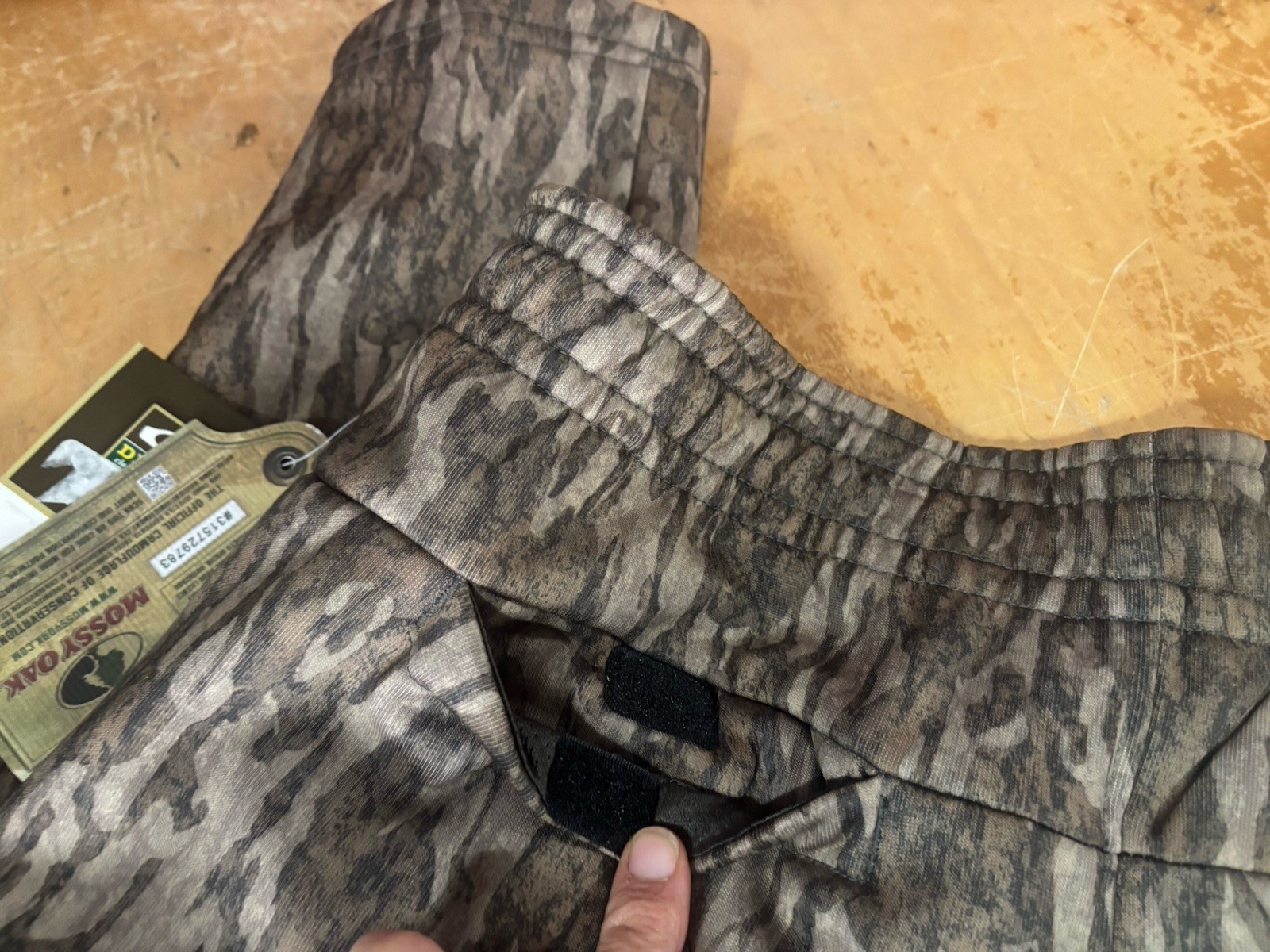 new $80 DRAKE MST Mossy Oak Bottomland Under-wader Jogger Pants Mens S 28-30