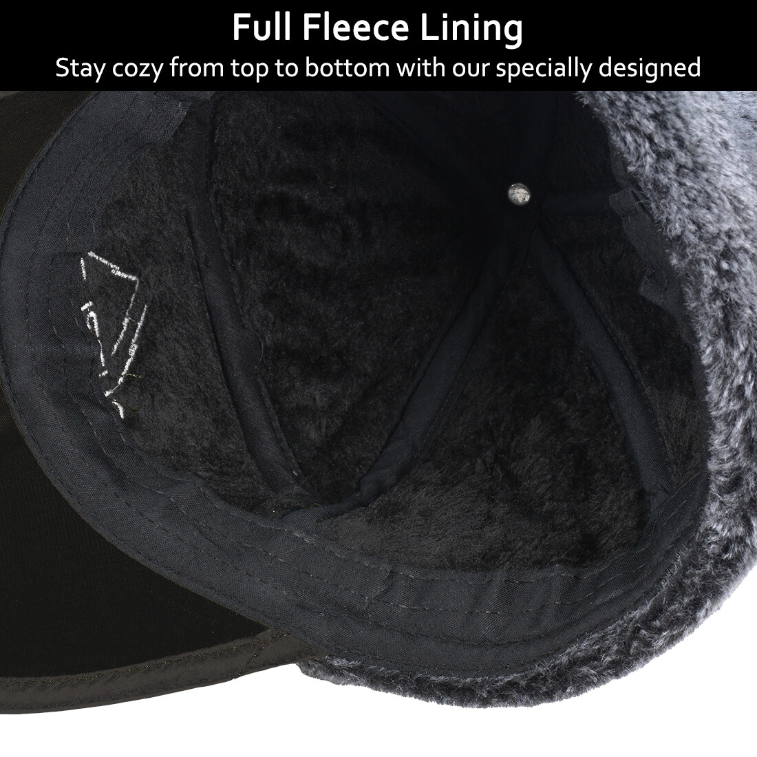Men Winter Ear Flap Trapper Hat Aviator Face Mask Thermal Warm Fur Ski Cap Women
