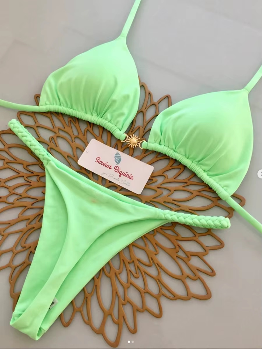 Micro Bikinis 2026 Women Swimsuit New Sexy Swimwear Halter Bikini Set Brazilian