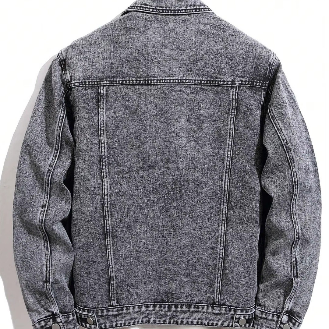Form-fitting Denim Jacket For Men