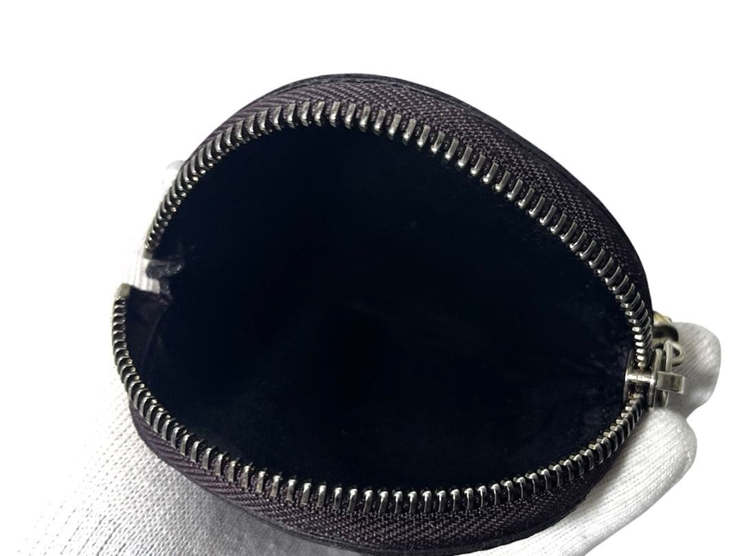 GUCCI Coin Case SOHO Leather Round Card Case Fringe