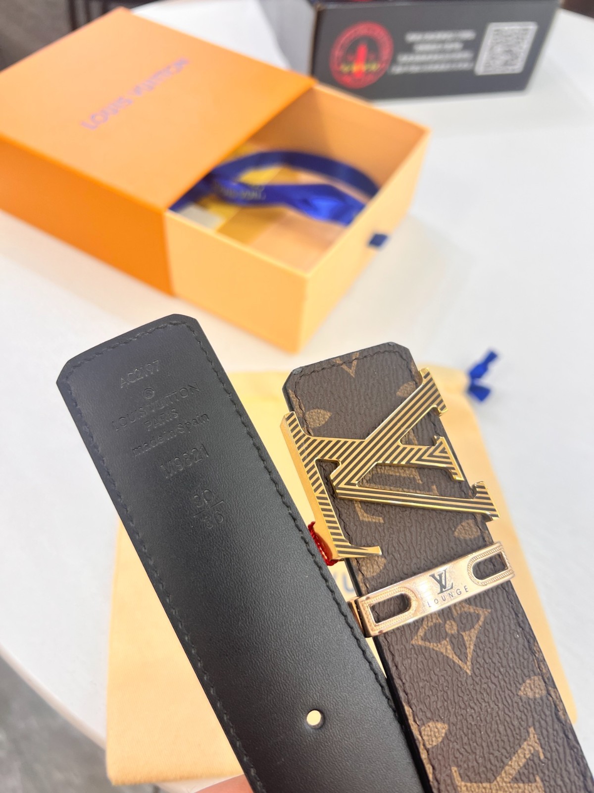 Louis Monogram belt