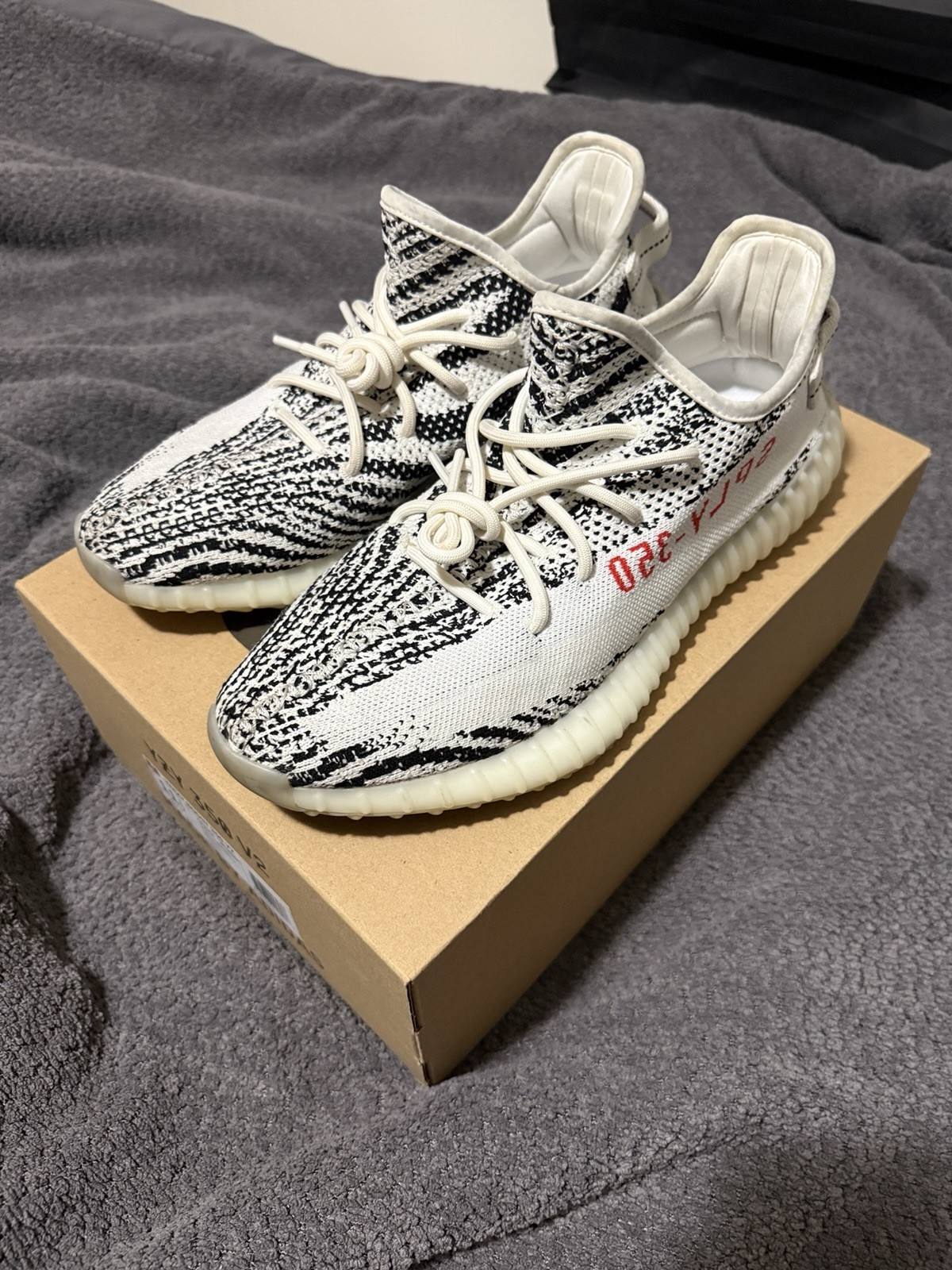 Size 11.5 – adidas Yeezy Boost 350 V2 Low Zebra