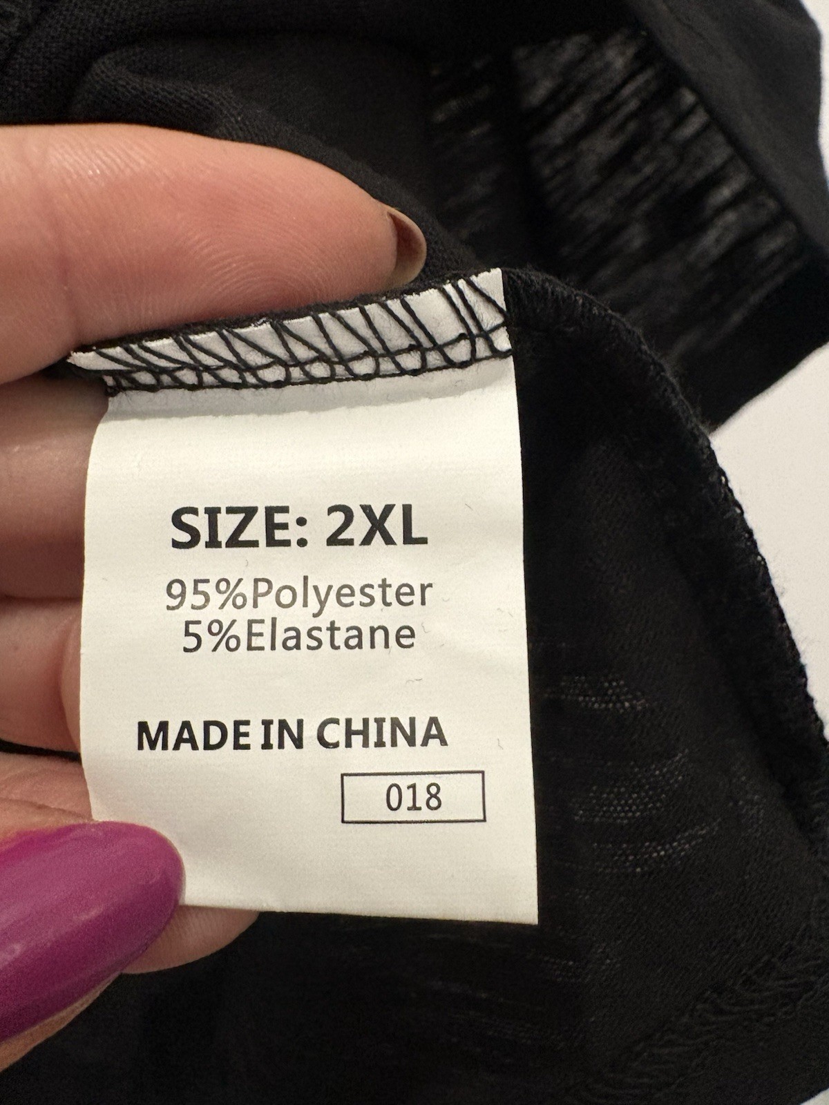 Black Frill Tshirt, 2X