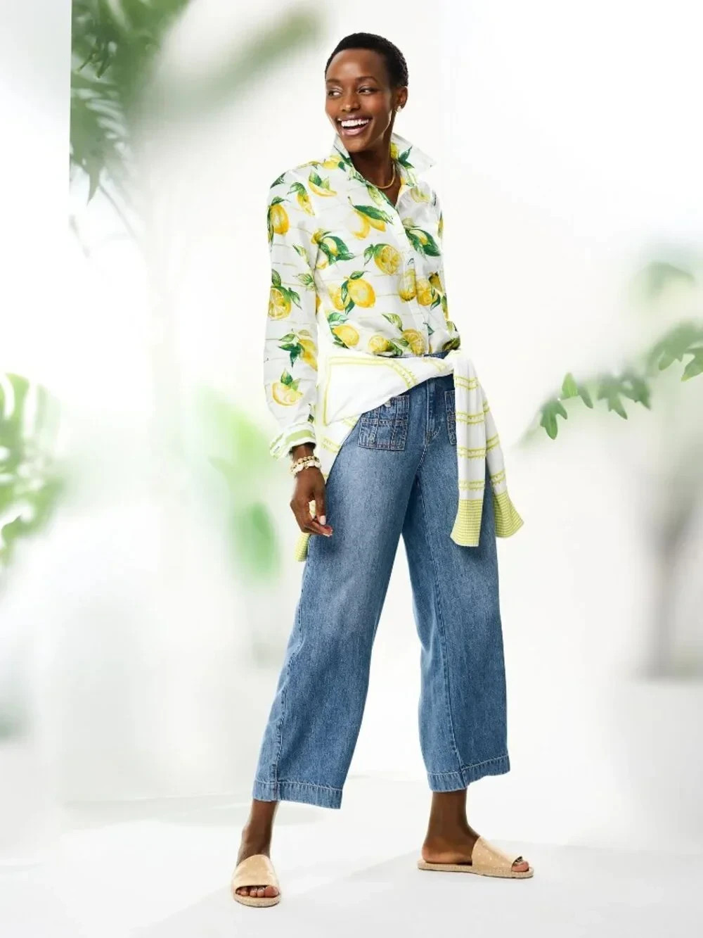 NWT $100 TALBOTS LUSCIOUS LEMON MODERN CLASSIC BLOUSE SIZE 3X
