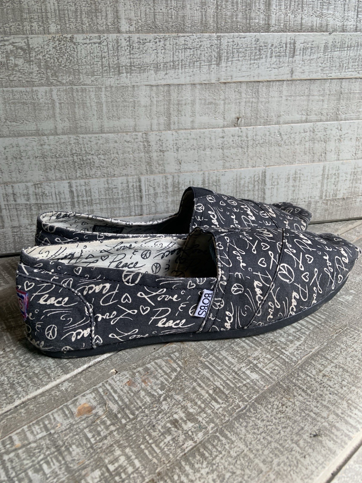 Bobs By Skechers Plush Peace and Love Loafer Flats Women’s Casual Shoes Size 9