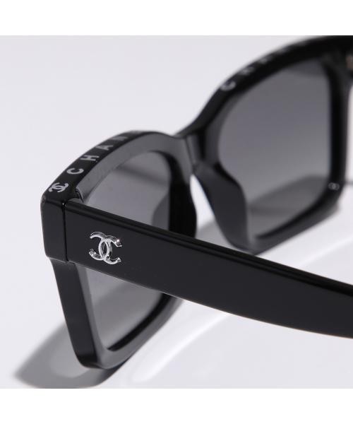 CHANEL CH5417 C501/S8 Polarized Square Sunglasses Black Gray Gradient