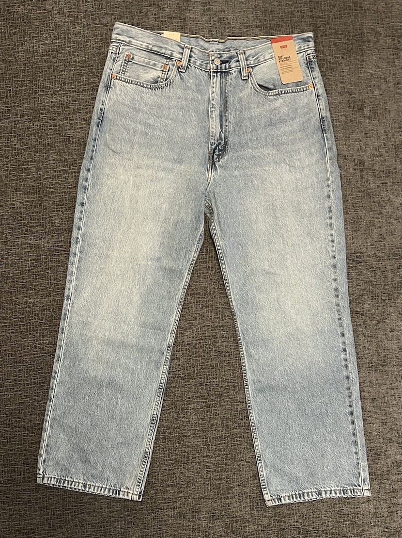 Levi’s NWT 565 97 Loose Straight Light Wash Jeans 36 X 30 Men’s