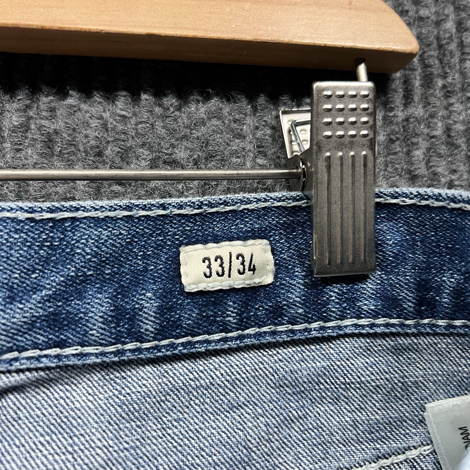 Ariat M2 Jeans Mens 33×34 Traditional Relaxed Boot Cut Medium Wash Blue Western