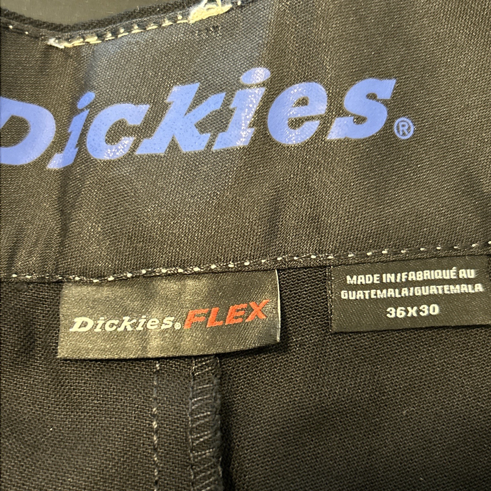 Dickies Men’s Slim Fit Black Flex Cargo Skateboarding Pants Size 36×30 DWP154BLK