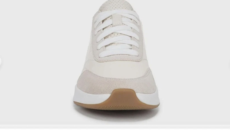 Vionic Uptown Sneaker Ivory Leather 8.5