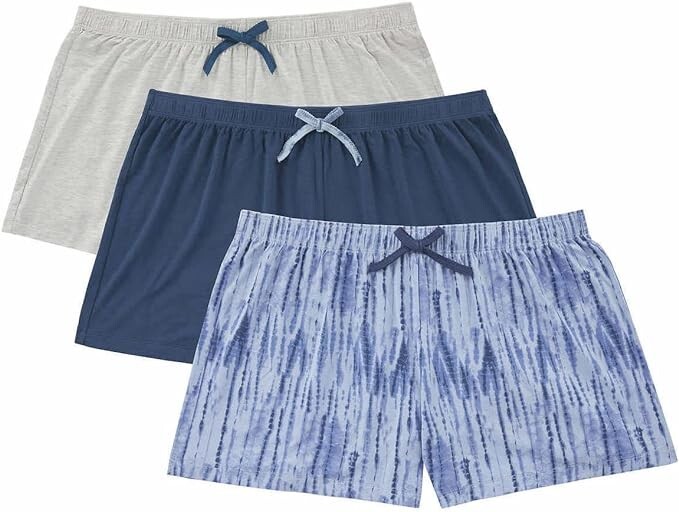 Jane and Bleecker Ladies’ Sleep Short 3-pack, Choose Size Color, NEW