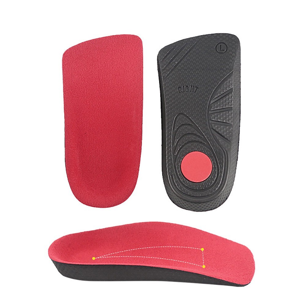 3/4 EVA Orthotic Insoles Arch Support Foot Pain Relief Shoe Insert Pad Men Women