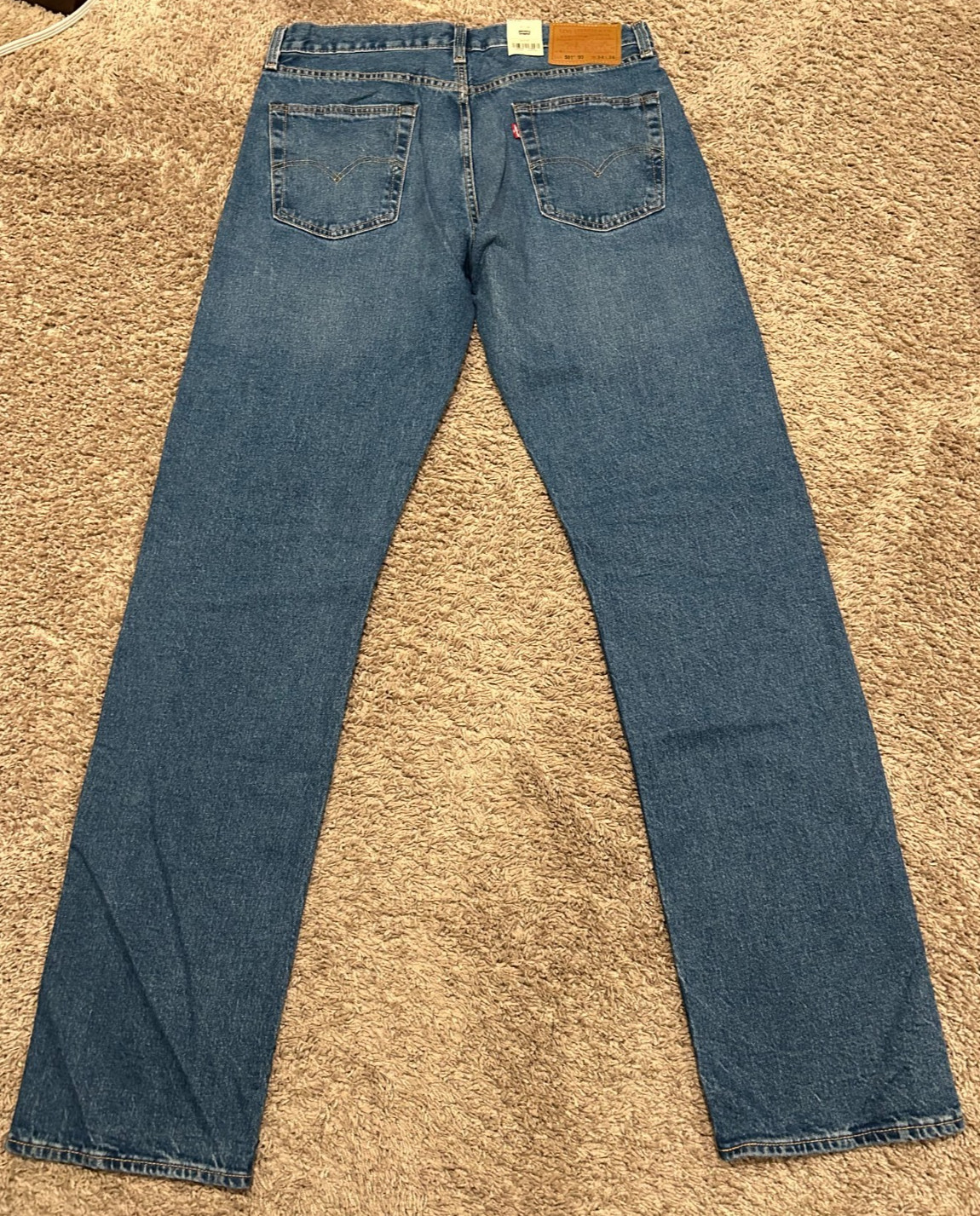 Levi’s Premium 501 ’93 Straight Jeans Blue WStretch Men’s Sizes NWT RT$98 0263