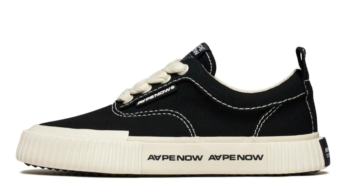 AAPE By A Bathing Ape AAPE NOW SHOES “GALAXY LITE” Black AAPSHM5280XXM Size 6
