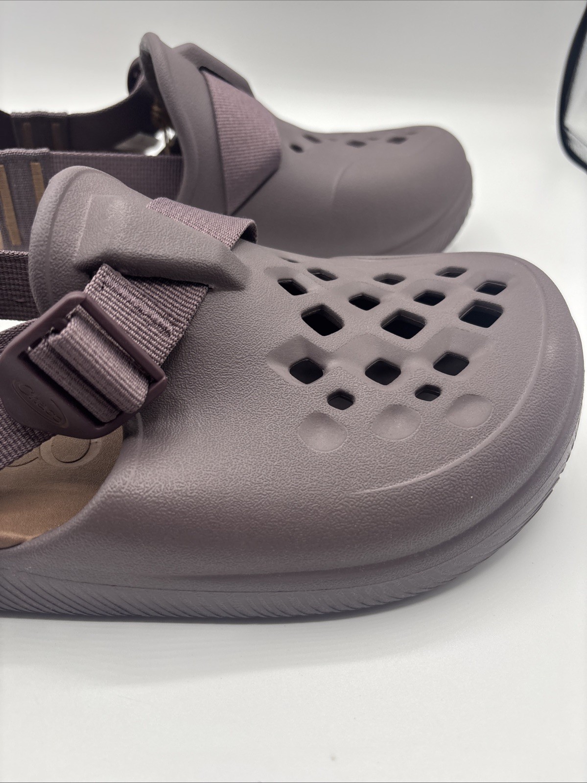 Chaco Chillos Clog Slip On Shoe Sparrow Brown (Purple) Women’s Size 9 New