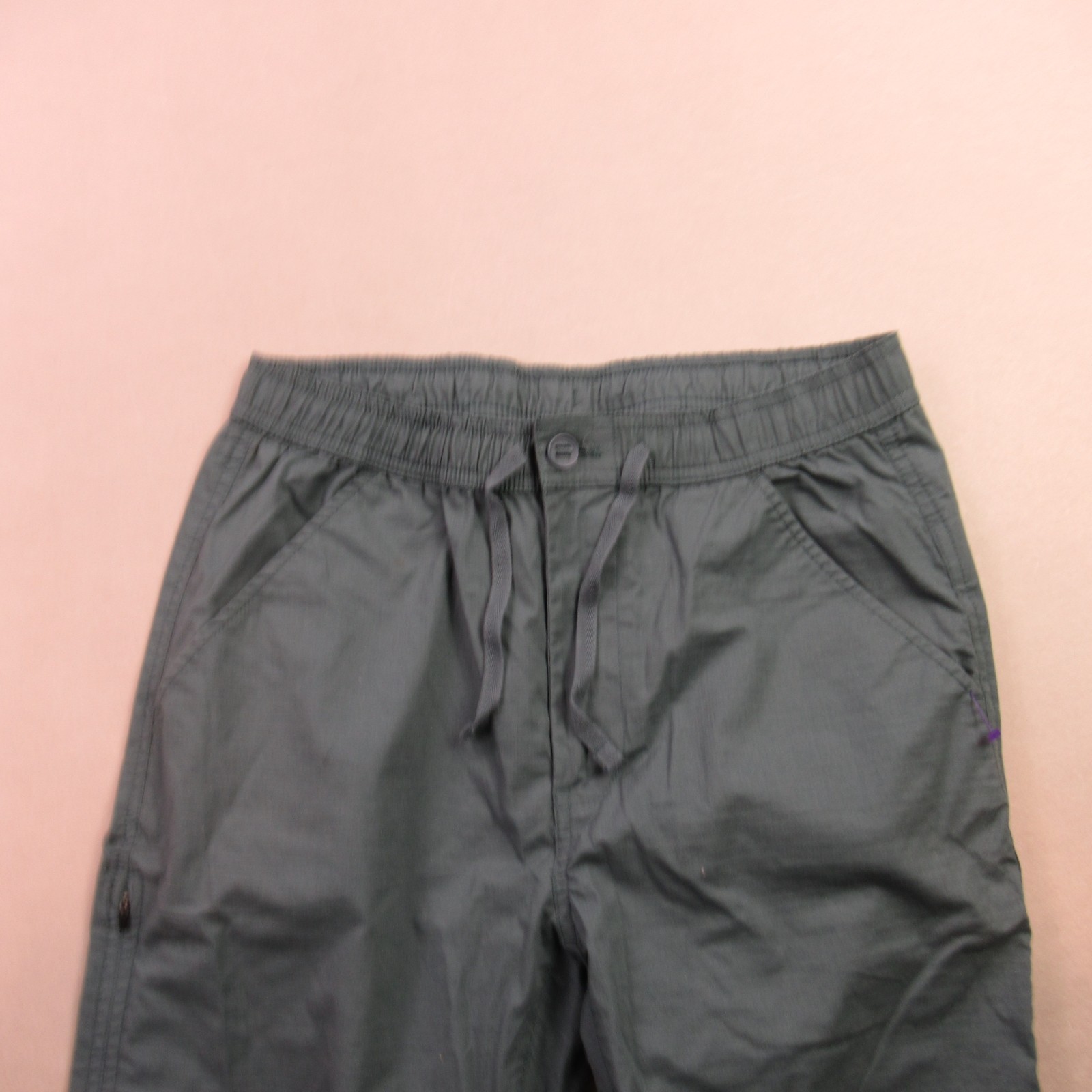 Prana Pants Mens Small Chino Pockets Casual Elastic Waist Green Lightweight