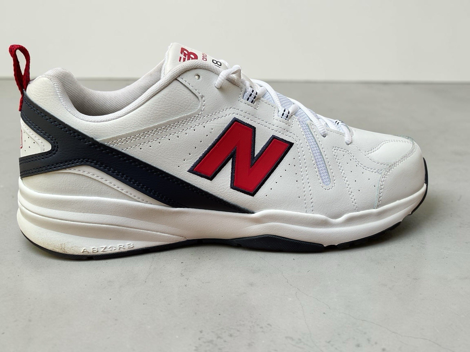 New Balance 608 MX608HR5 Men’s Size 15 White Red Navy Training Walking Shoes