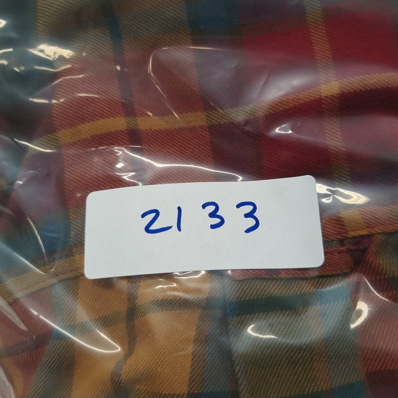 P.G. Field Mens Button Up Shirt Size Large Red Plaid Colorfull Long Sleeve