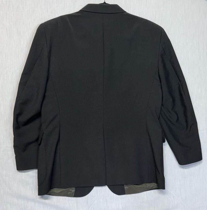 David Taylor Men’s Navy Blue Blazer Gold Button Sport Coat