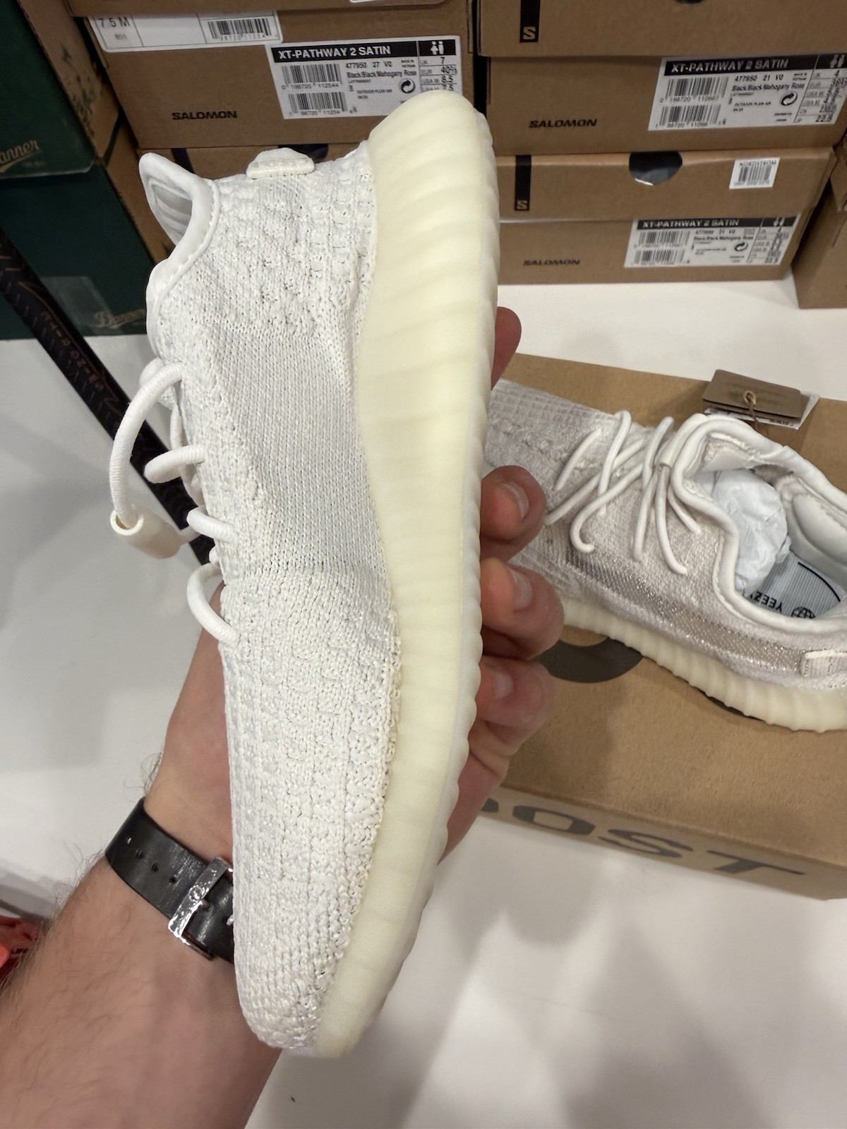 Brand New Yeezy Boost 350 V2 Kids Bone 350 13.5K ID4815 Deadstock Toddler