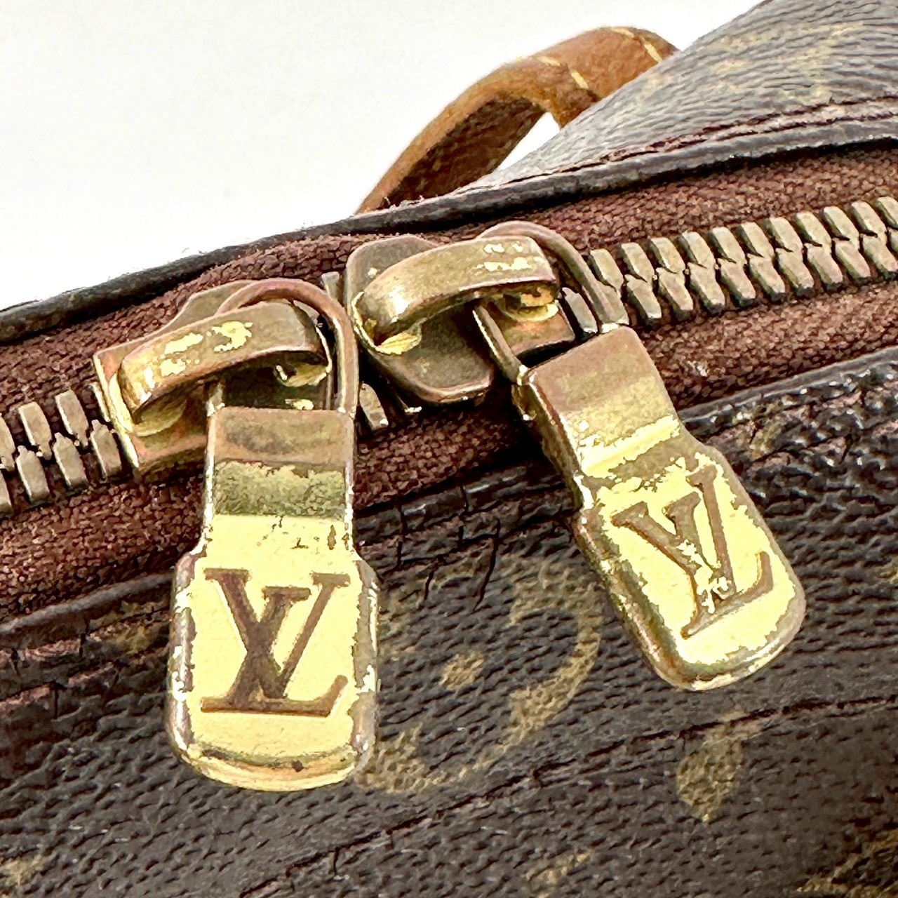 Louis Vuitton Spontini Hand Bag Shoulder Bag Monogram AR0033 Authentic