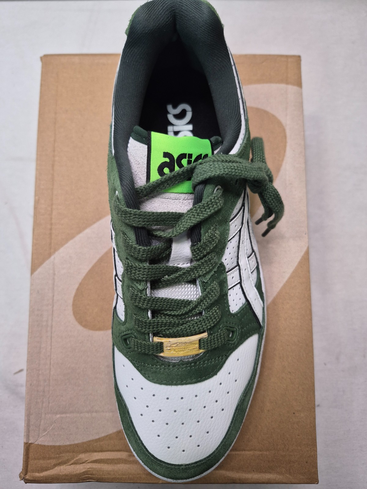 ASICS Men’s EX89 Omakase Sneaker Shoes, White/Green, US 9.5