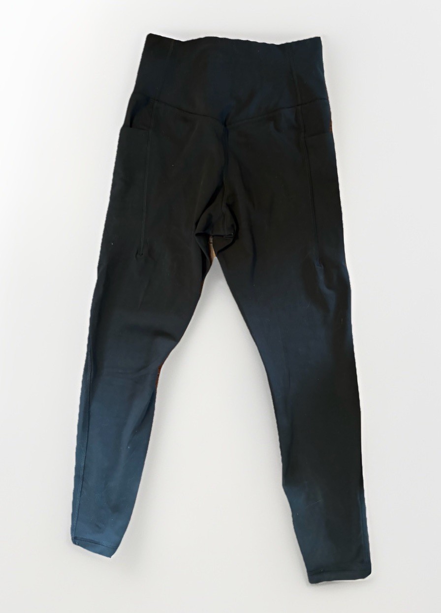 MEMBER”S MARK EVERYDAY Women’s Black HIGH RISE ANKLE Athletic Leggings Sz.M