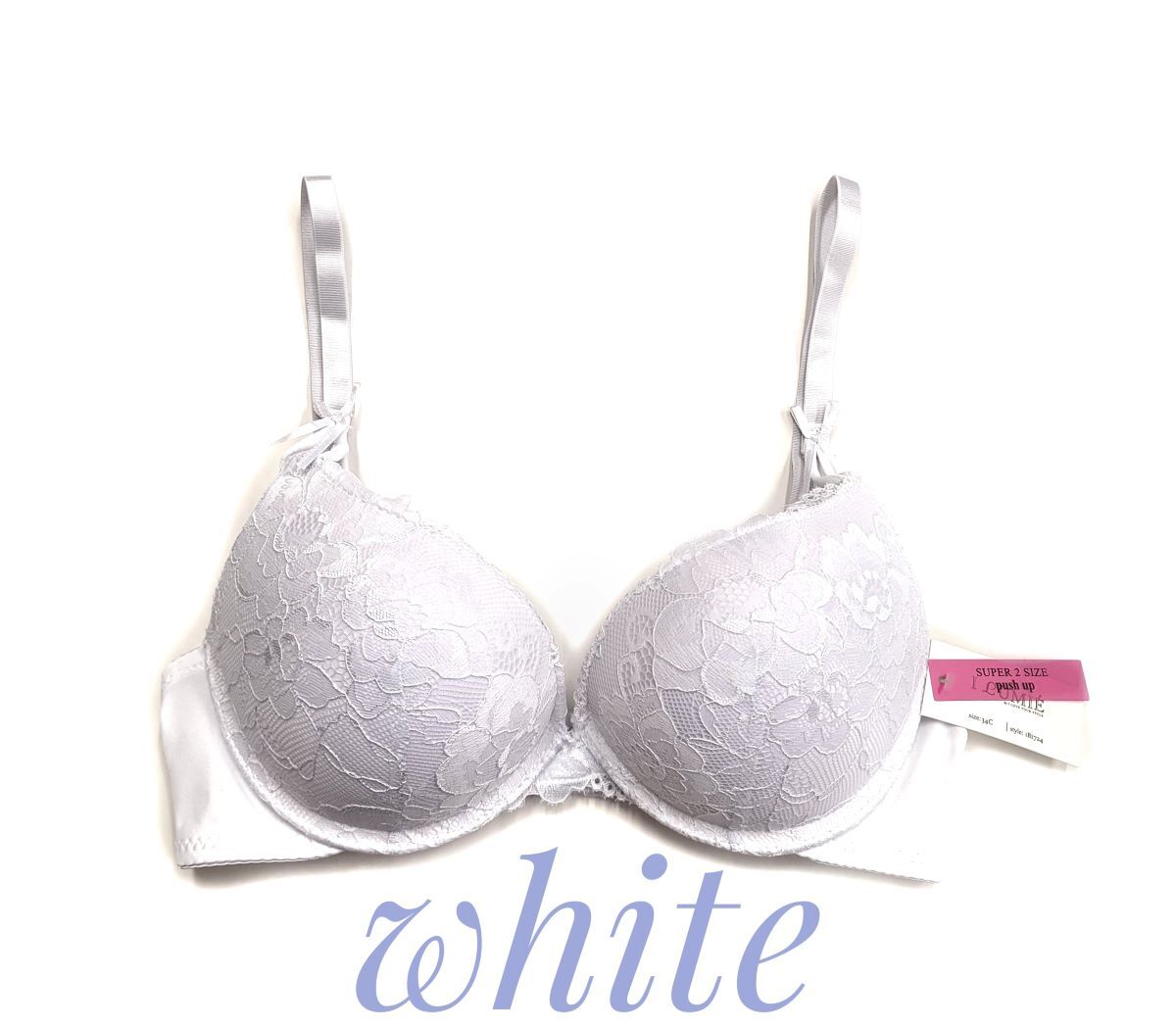 Add 2 Cup Sizes Extreme Ultimate Padding Power Lift Lace Trim Push Up Bras 32-38