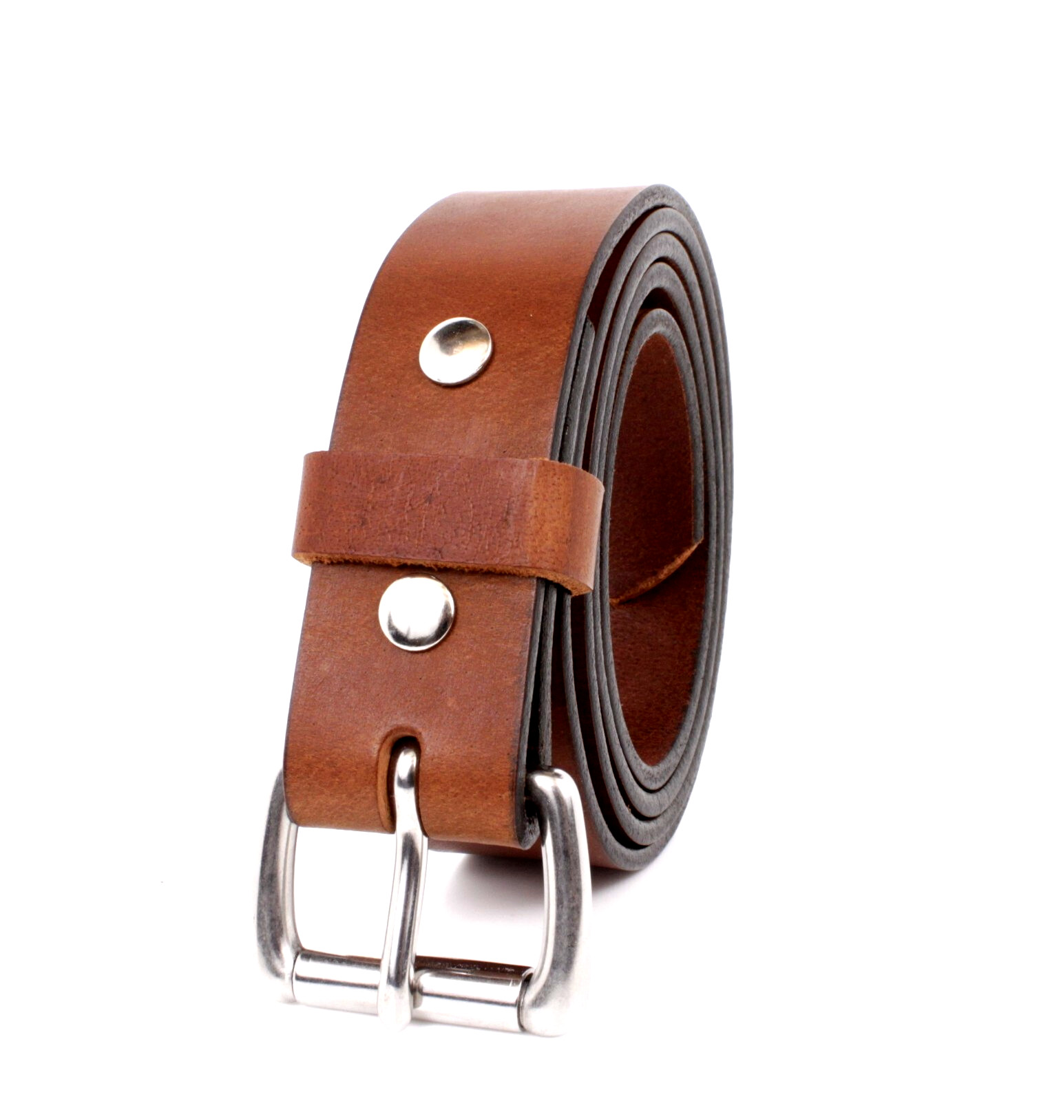 Men’s Genuine Buffalo leather Amish made USA Heavy Duty Work Belt 1 1/4″ Inches