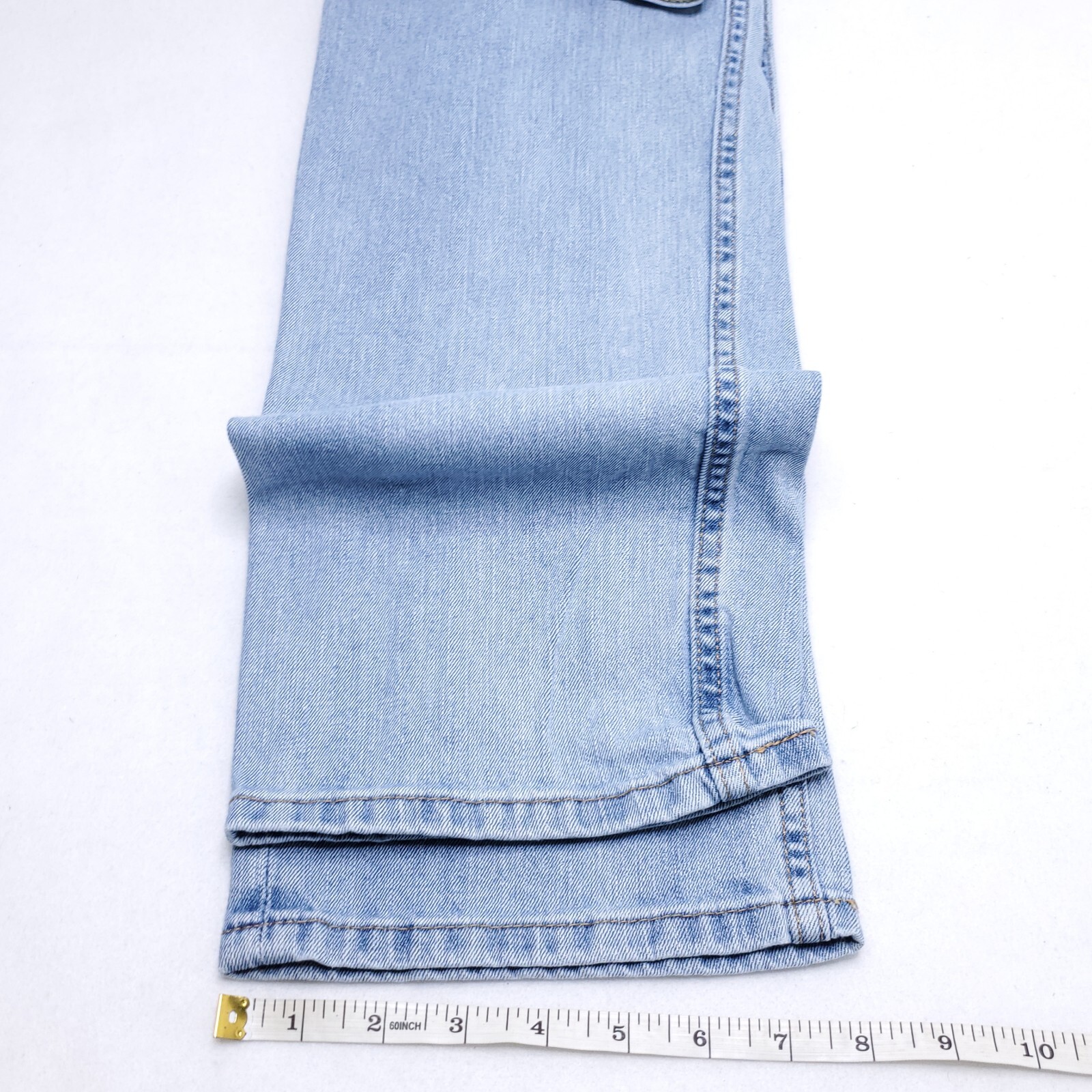 Levi’s 500 Series Regular Straight Leg Jeans Size 32×32 Light Wash Distressed