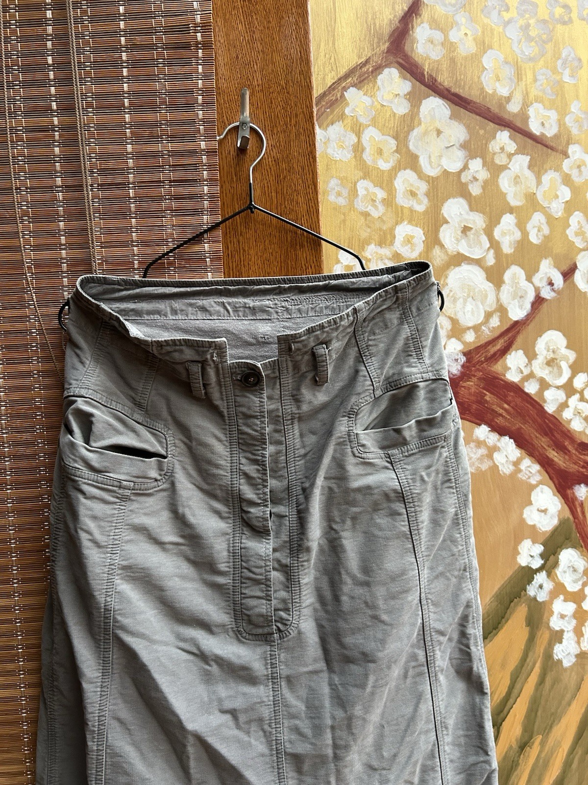 Rundholz DIP Grey Drop Crotch Cropped Pants Size XS Avant-Garde Lagenlook