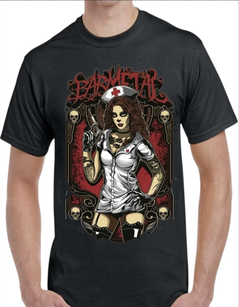 Tattoo Graphic Black Men’s T-Shirt Small To 3X-Large Style #10
