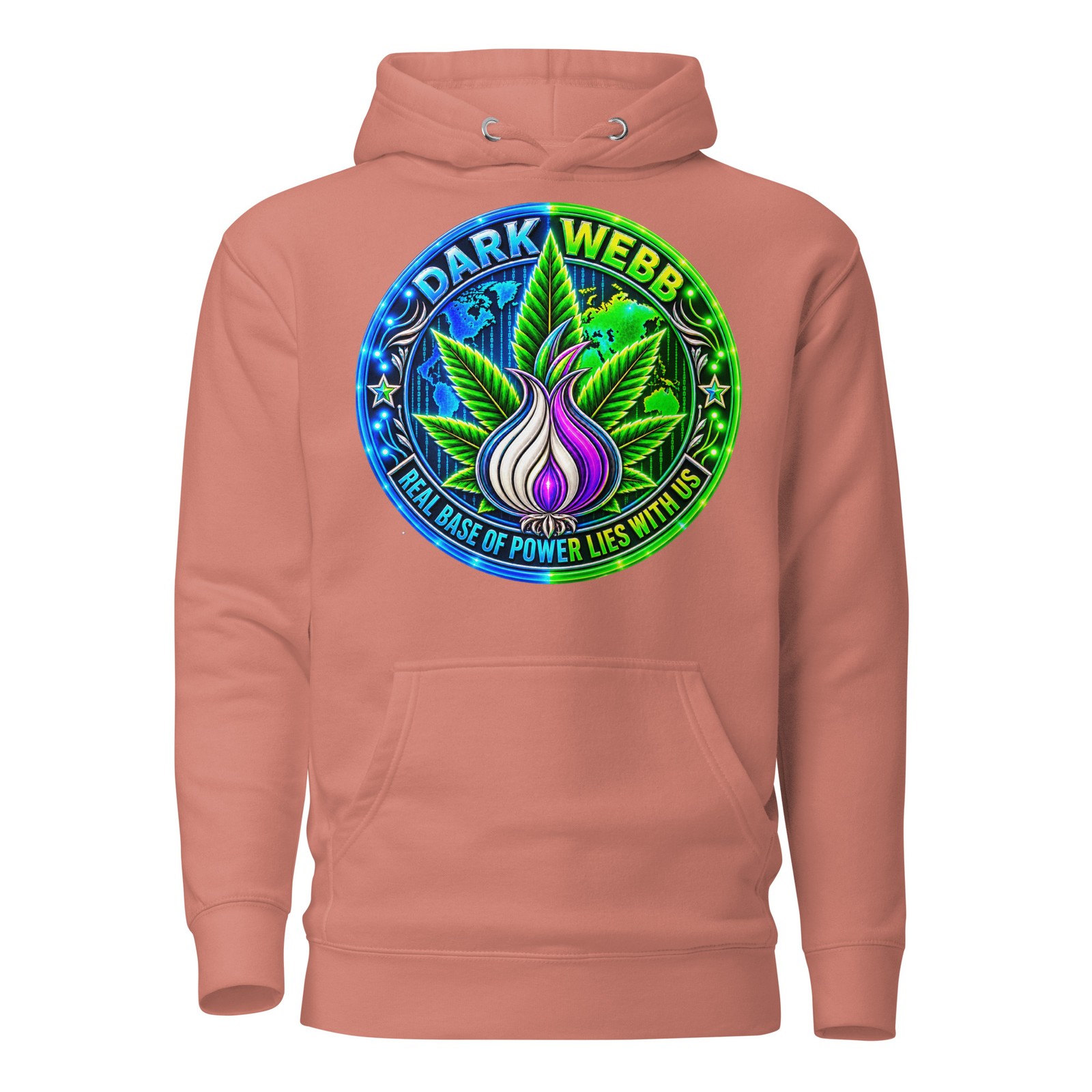 Dark Webb Pink Unisex Pullover Hoodie Graphic Print Sizes S, M, L, XL, 2XL 3XL