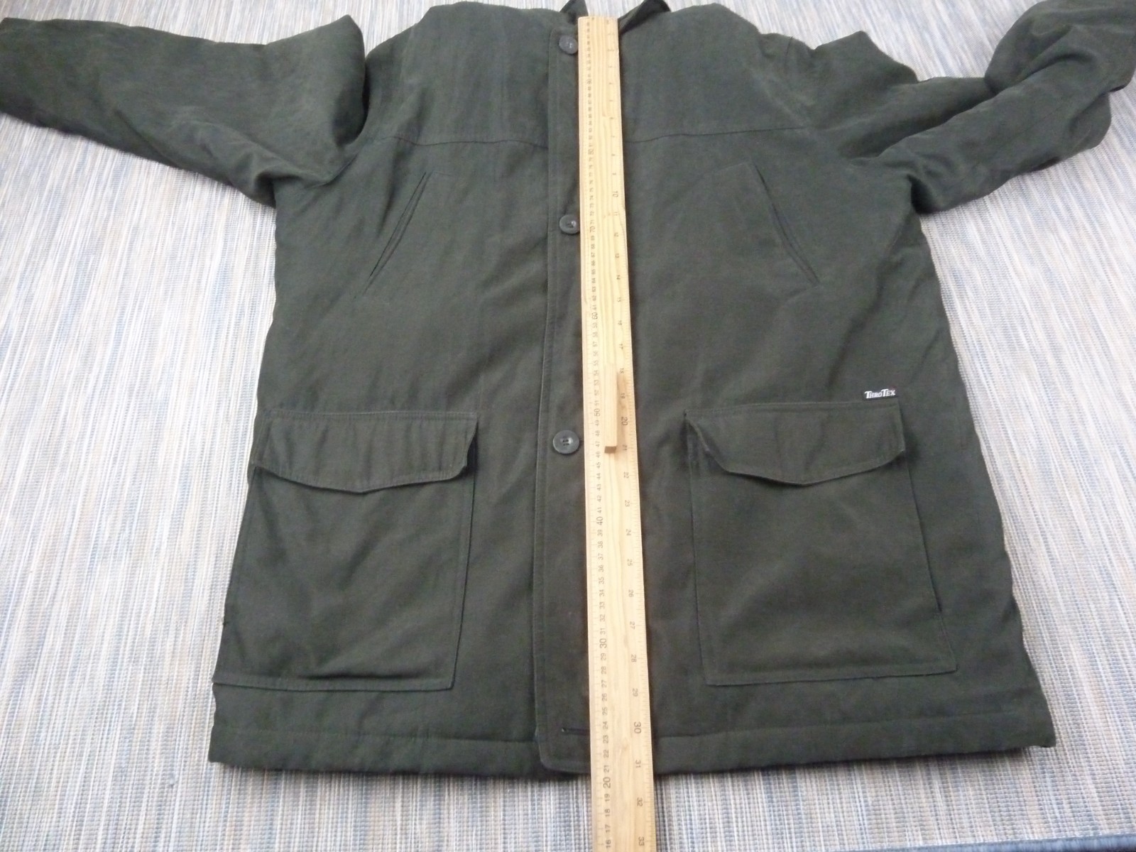 Brooks Taverner Jacket Mens 44R Green Country Coat Cotton Blend Outdoor Casual