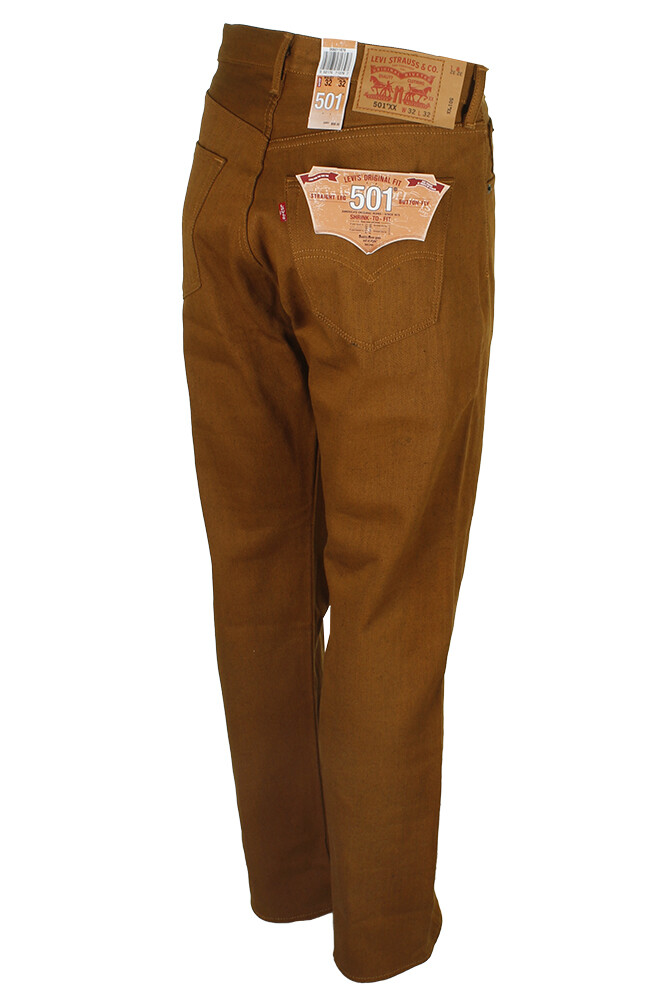 Levi’s Men’s 501 Original Shrink Fit to Button Fly Denim Jeans