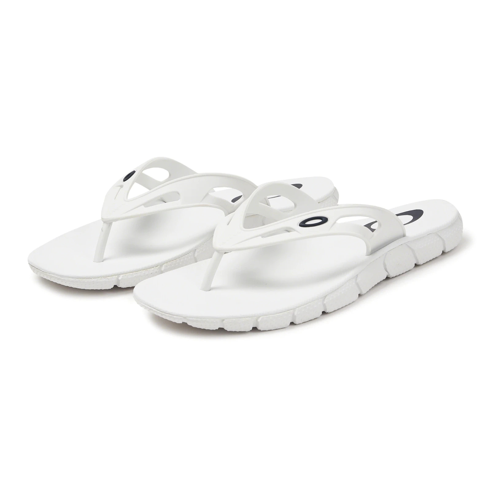 Brand New Oakley Operative 2.0 Flip-Flop Sandals Men 12 White Discontinued Model