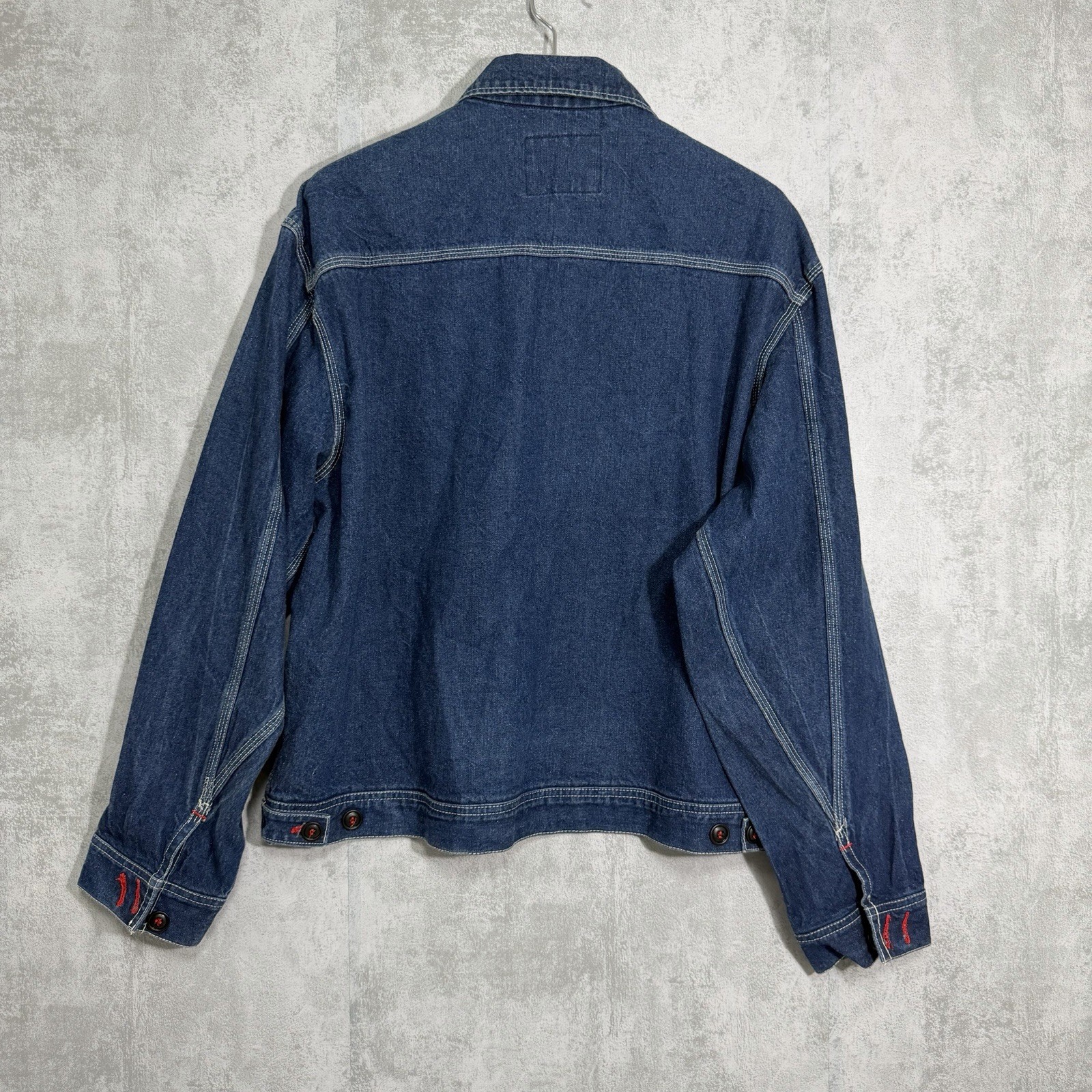 Vintage Vtg Sugar Cane Denim Zip Jacket Large Mens Selvedge Iron Heart Momotaro