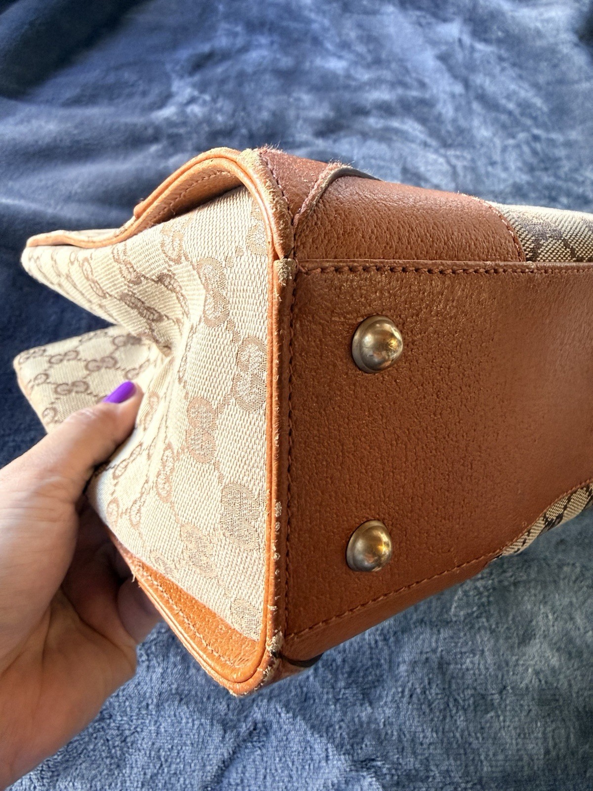 Gucci Nailhead Medium Tote Bag